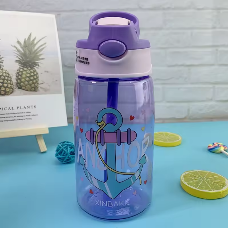Botella Infantil de 480 ml – Modelos Divertidos y Coloridos