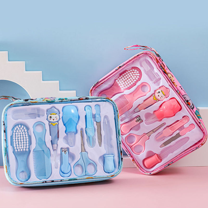 Kit de Cuidado y Higiene para Bebé – 13 Piezas con Estuche de Viaje
