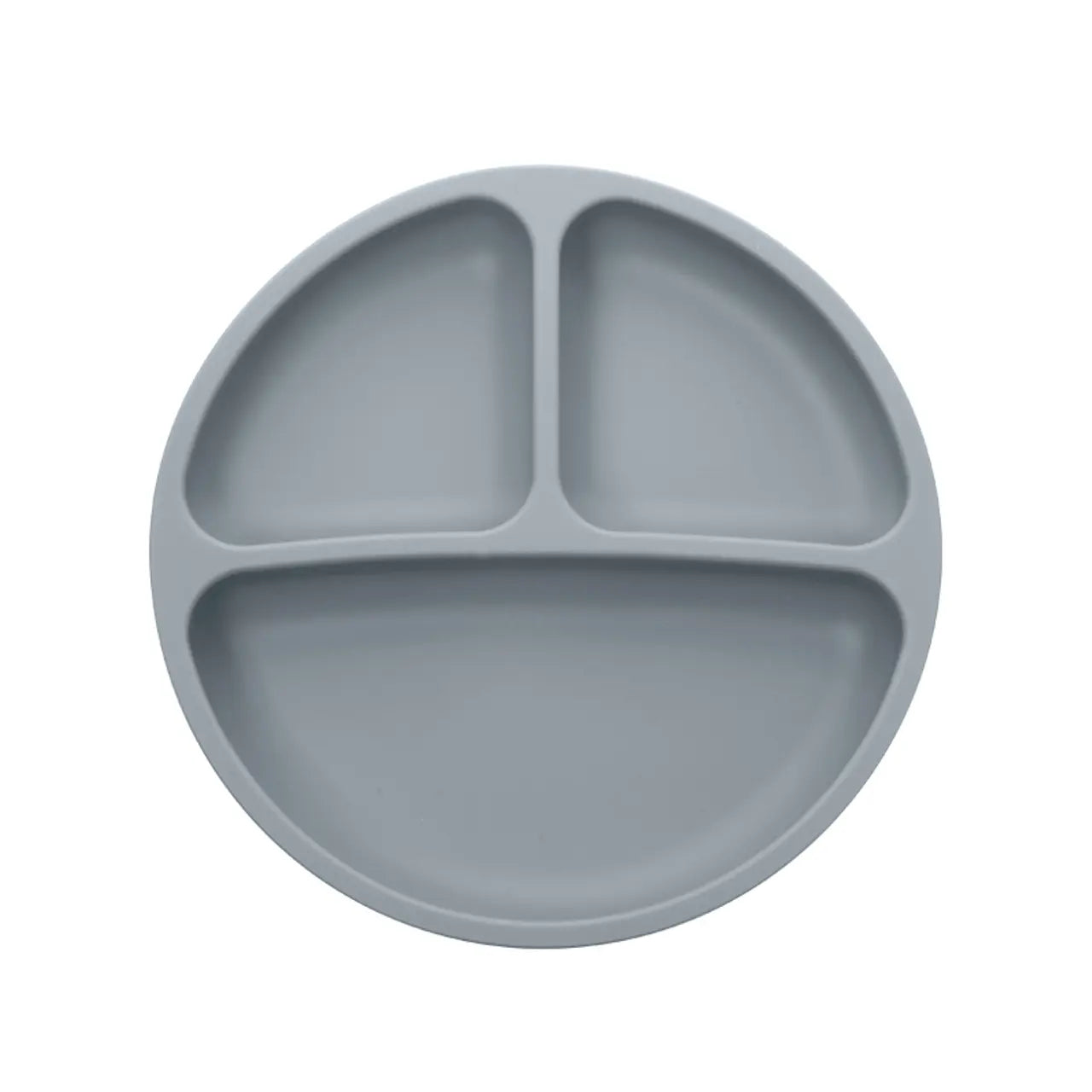 Plato de Silicona Antideslizante con Divisiones