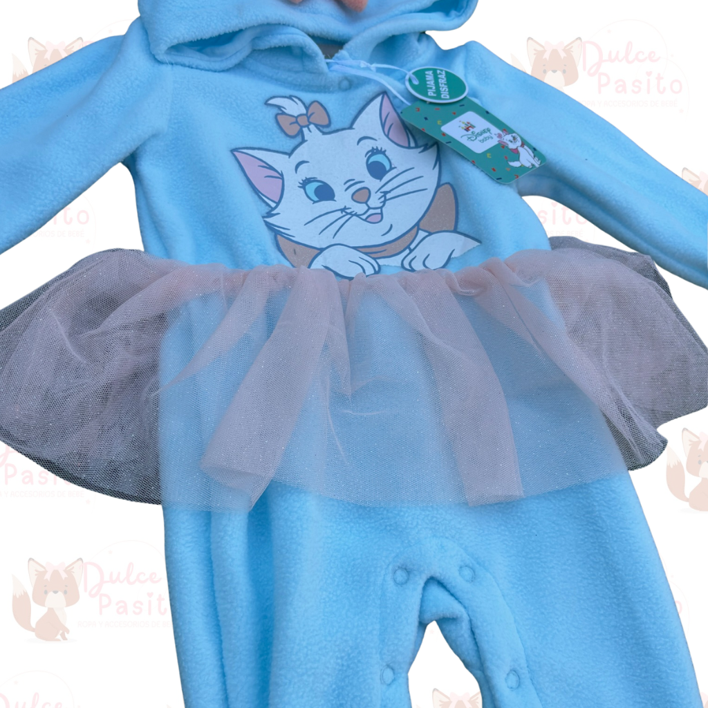 💙 Pijama Entero Marie – Los Aristogatos – Disney Original🐾✨