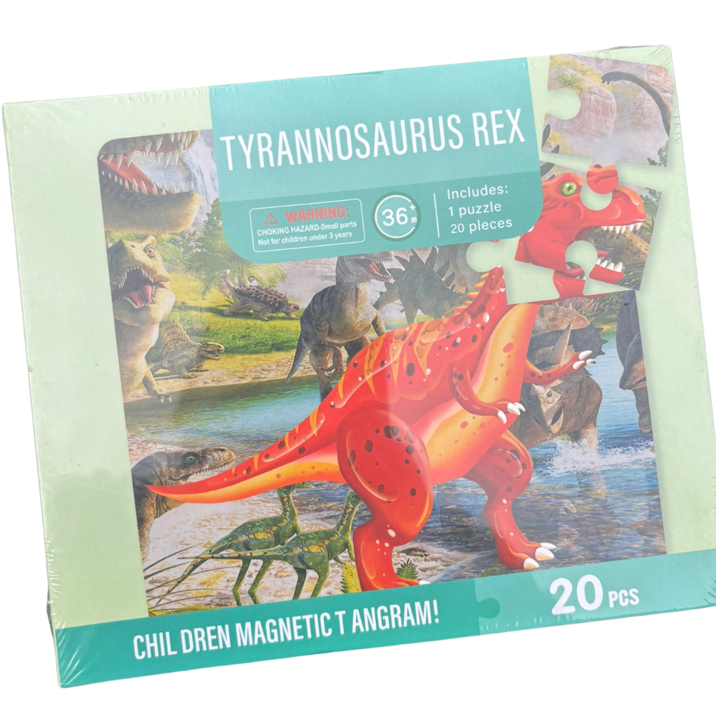 Libro Puzzle Magnético de Dinosaurios 🦕🧩