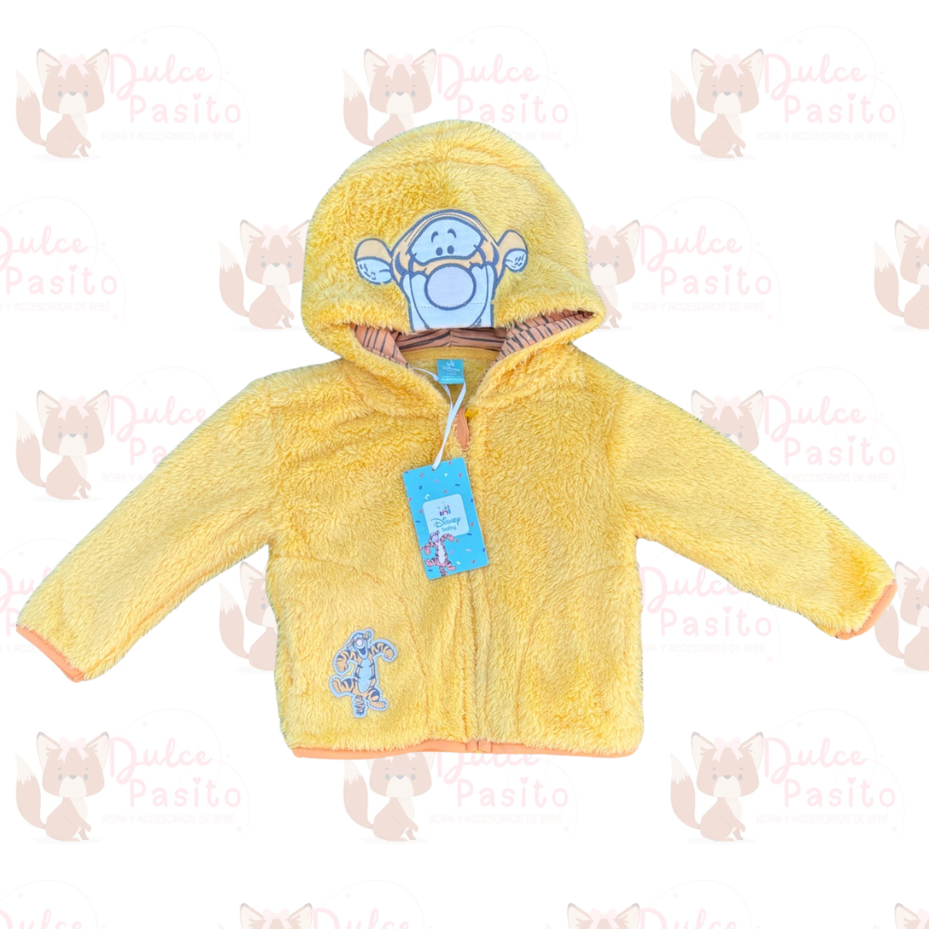 🧡 Chaqueta de Peluche Tigger – Winnie the Pooh – Disney Baby 🐯✨