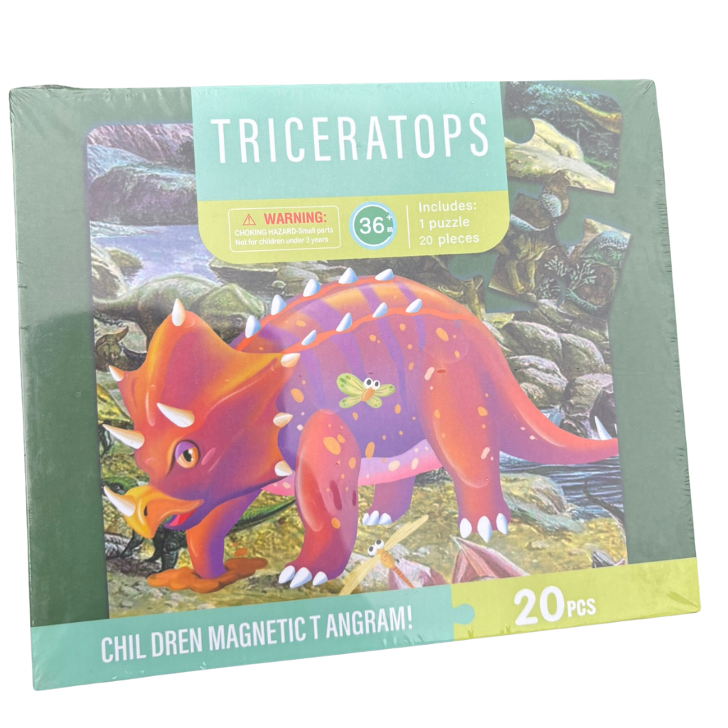 Libro Puzzle Magnético de Dinosaurios 🦕🧩