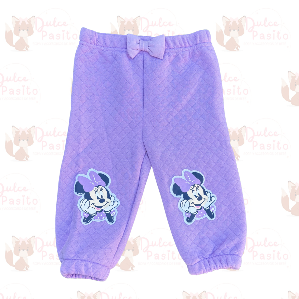💜 Conjunto Invierno Minnie Mouse – Disney Baby 🎀✨