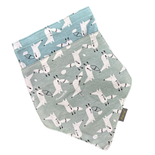 Pack x2 Baberos Bandana con Diseño de Zorrito