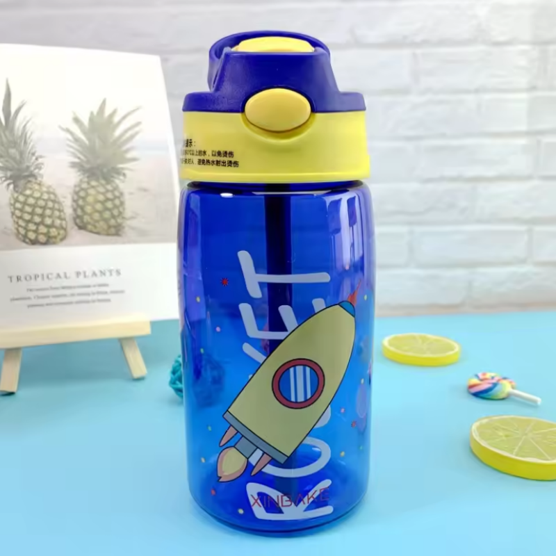 Botella Infantil de 480 ml – Modelos Divertidos y Coloridos