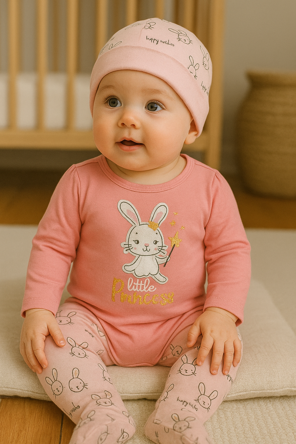 Set “Little Princess” 4 Piezas – Conejita Encantada