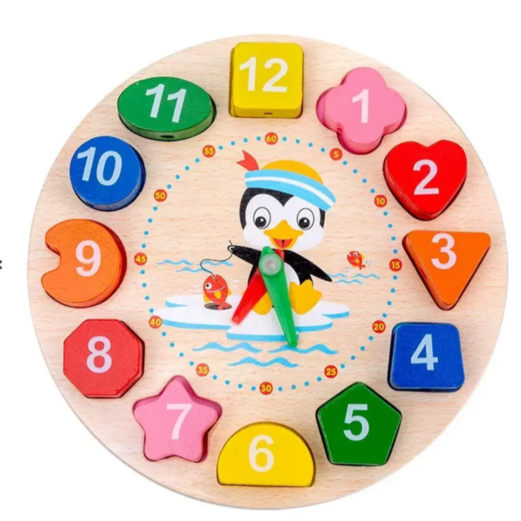 Reloj Didáctico de Madera