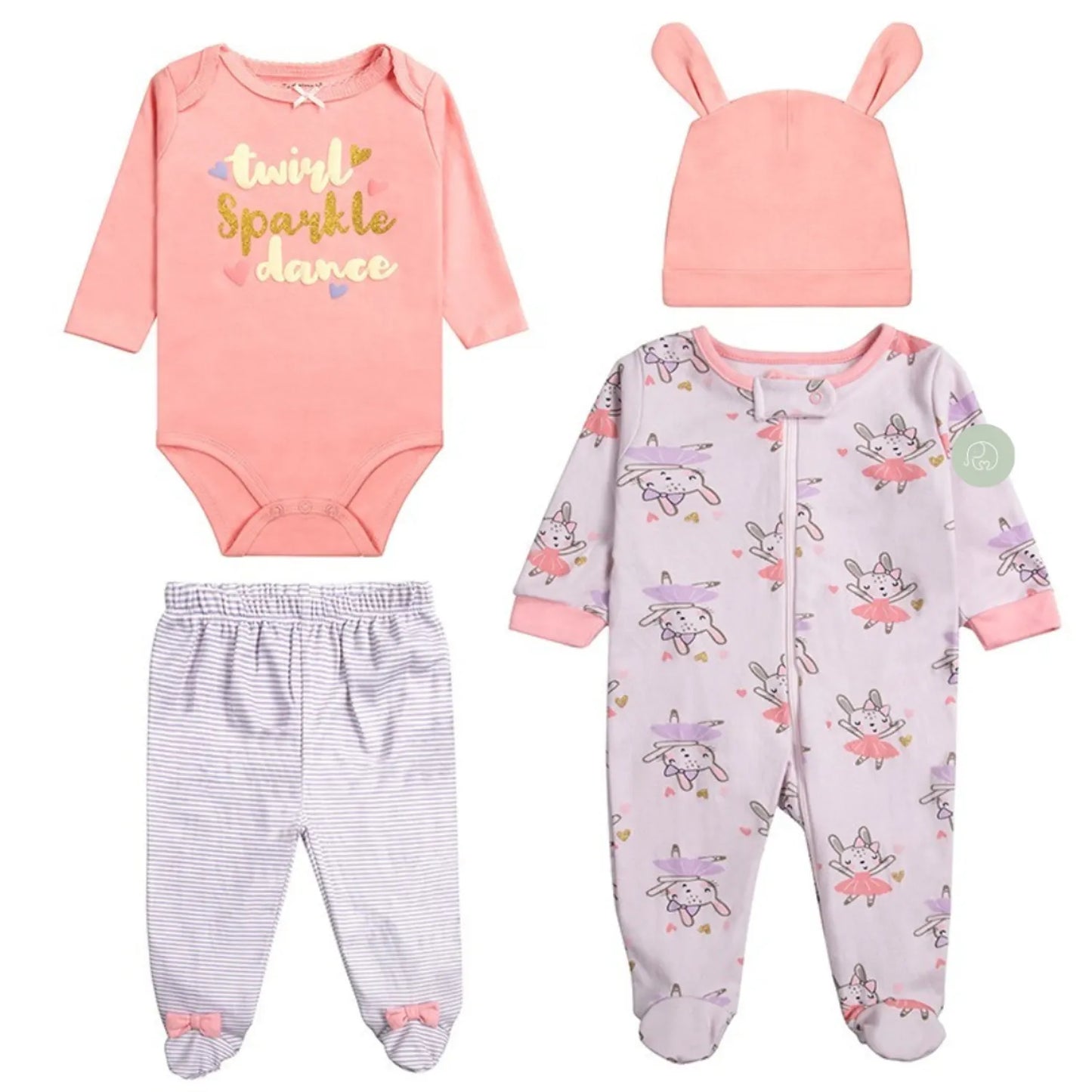 Set “Twirl Sparkle Dance” 4 Piezas – Bailarina Mágica
