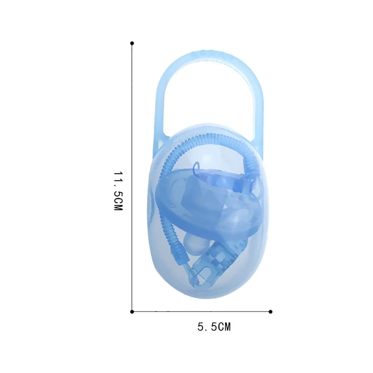 Estuche Portachupete con Clip – Colores Pastel