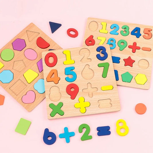 🔢 Rompecabezas Montessori de Números y Operaciones