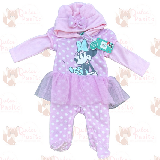 💗 Pijama Entero Minnie Mouse con Tutú – Disney Original 🎀