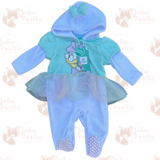 💙 Pijama Entero Daisy Duck con Tutú – Disney Original 🦆✨