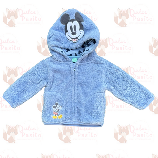 🩵 Chaqueta de Peluche Mickey – Disney Original