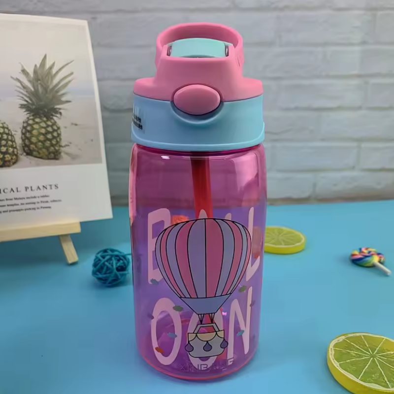 Botella Infantil de 480 ml – Modelos Divertidos y Coloridos