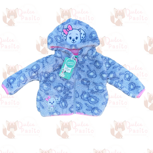 💙 Chaqueta de Peluche 101 Dálmatas – Disney Original 🐾✨