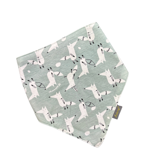Pack x2 Baberos Bandana con Diseño de Zorrito
