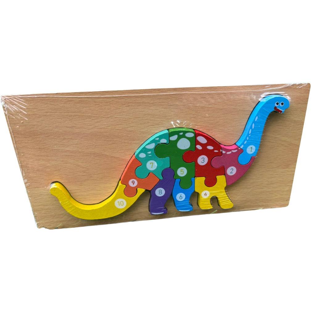 Puzzle Educativo de Madera con Números