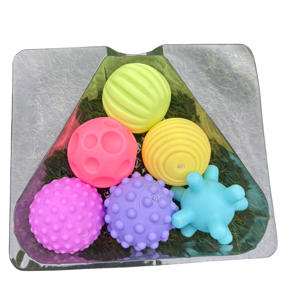 Set de Pelotas Sensoriales con Sonido – Soft Balls (6 piezas)