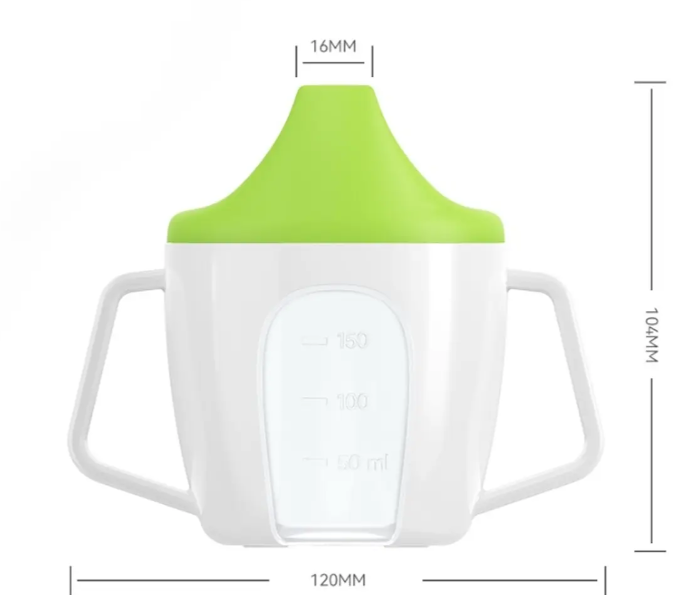 Vaso Entrenador Antiderrame con Doble Asa – 150 ml