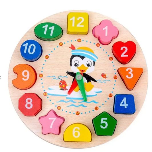 Reloj Didáctico de Madera